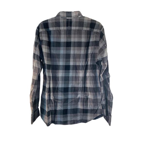 BANANA REPUBLIC Men's Casual Checked Button Down Flannel Shirt / Size: Large - Picture 2 of 6